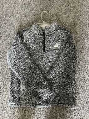 Nantucket Surf Club Gray Sherpa Half-Zip Pullover